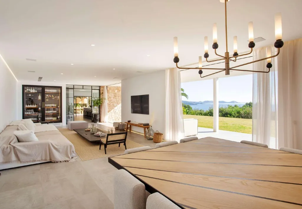 Salle à manger - Renovated Villa with Sea View in Es Cubells, Ibiza