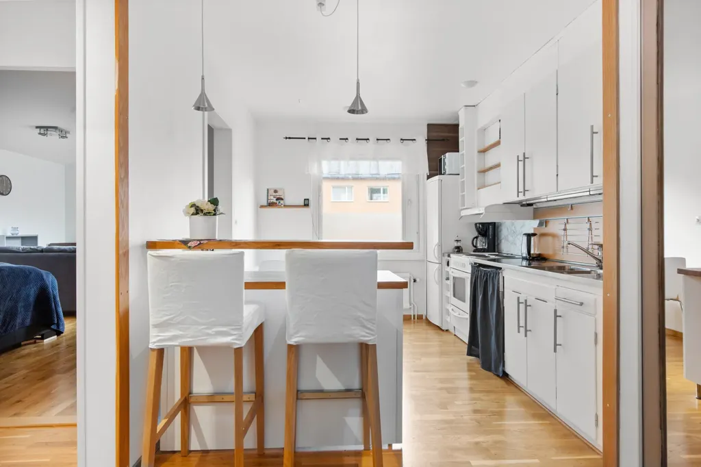 Cucina - City Flat with West-Facing Balcony in Karlskrona
