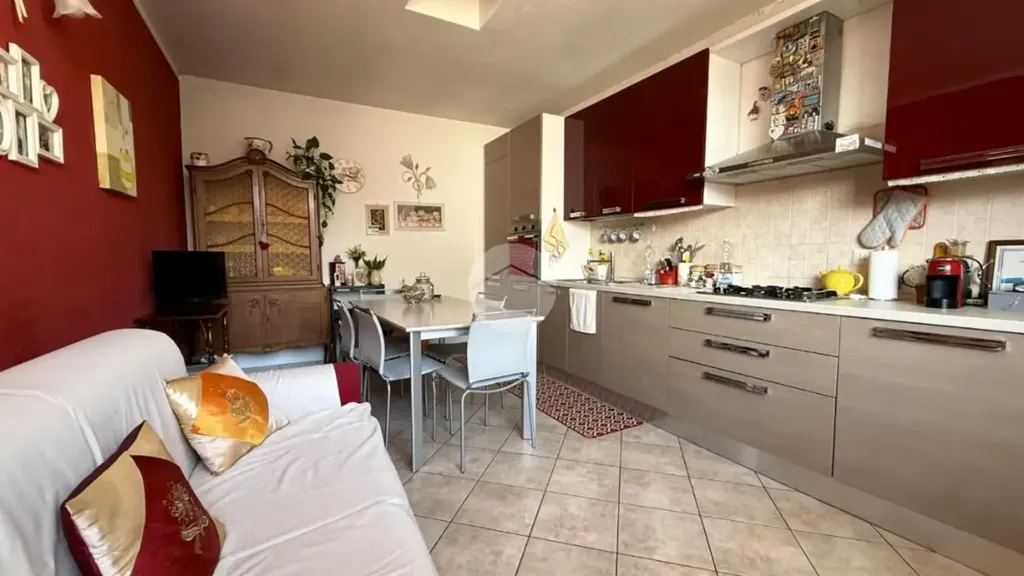 Cuisine - Semi-detached House with Balcony in Albiano d'Ivrea