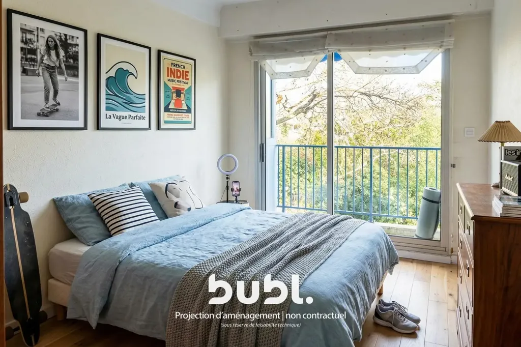 Bedrooms - Bright Apartment with Balcony in Parc d'Hiver