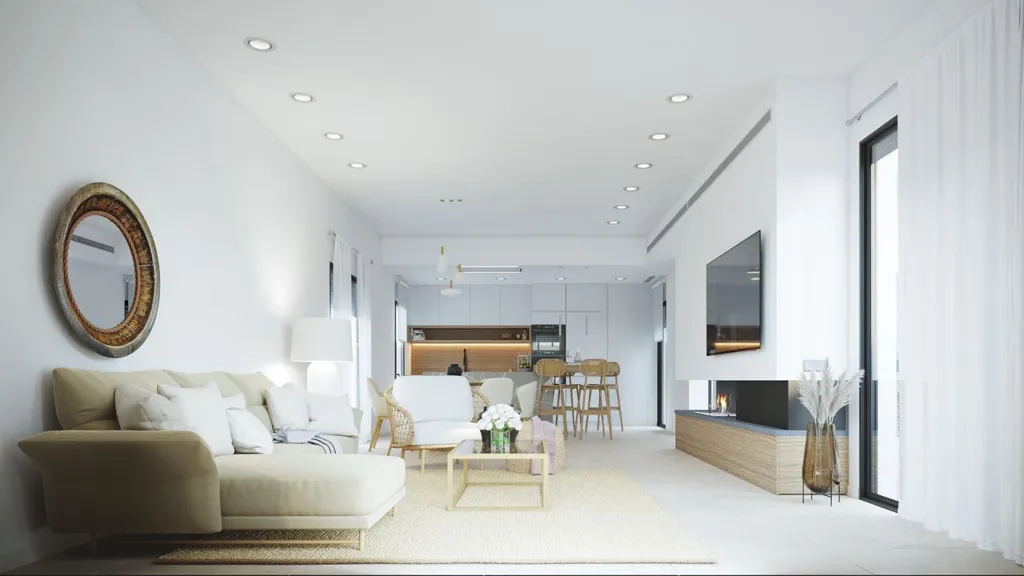 Séjour - Detached Villa with Pool in Altaona, Murcia