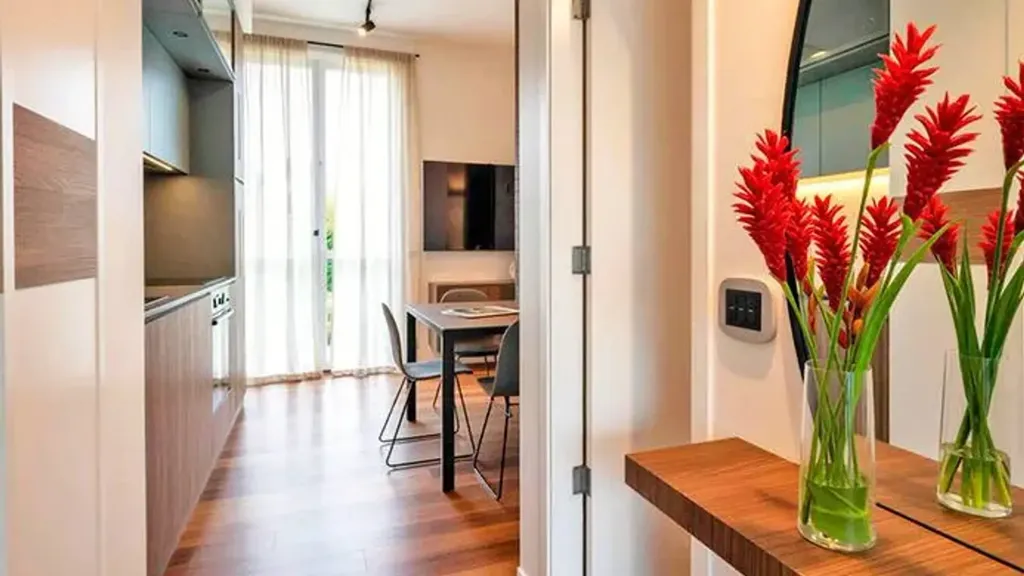 Söögituba - Modern Penthouse with Garage in Bergamo