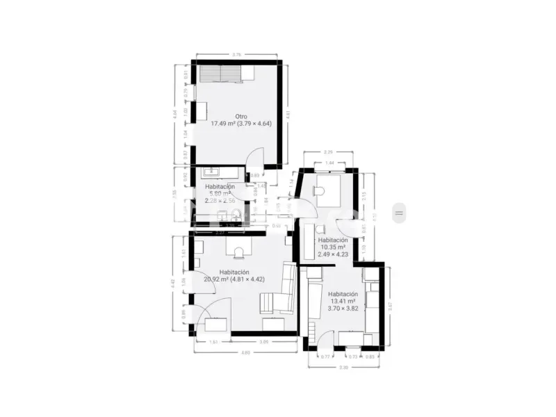 Plan - Rustic House with Orchard in Doramas Park