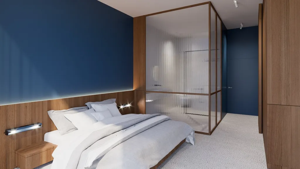 Penthouse avec vue sur le 25e étage près de la gare