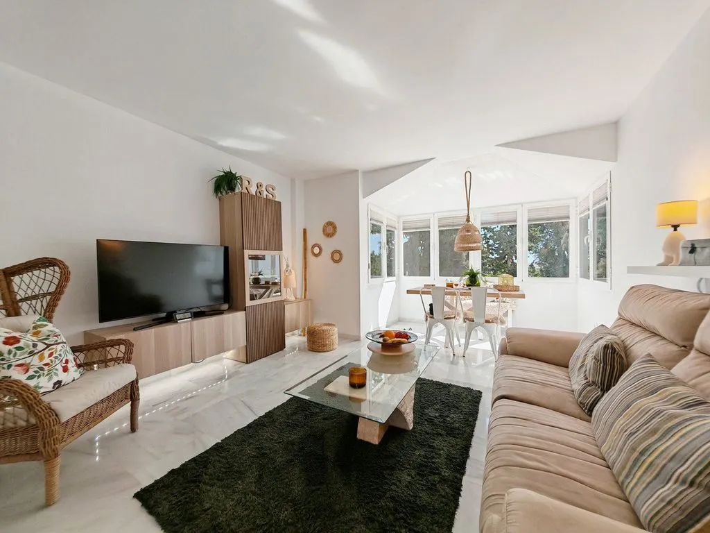 Séjour - Duplex Penthouse with Sea View in Marbella