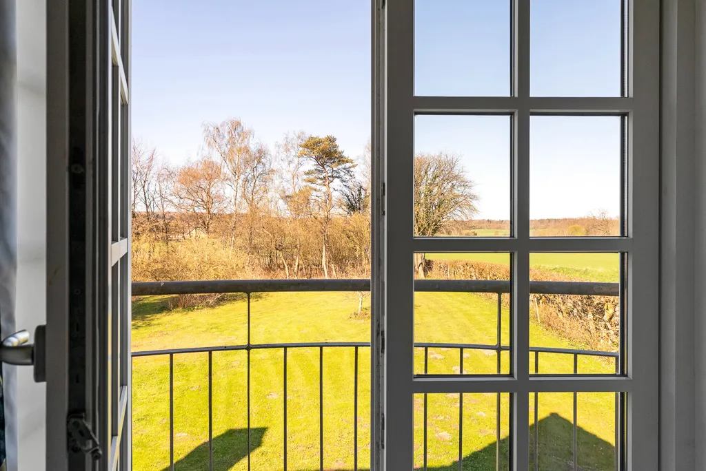Balcony - Villa with Forest View in Faaborg