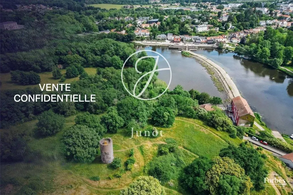 Vue aérienne - Maison de Luxe avec Piscine à Vertou