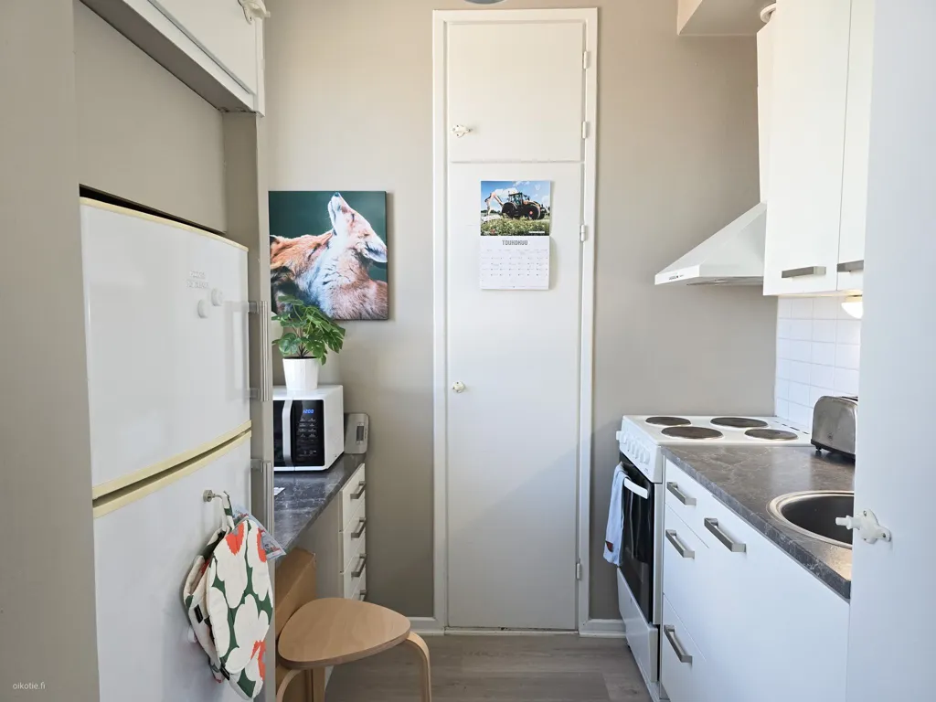 Cucina - Penthouse with City Views in Oulu Centre