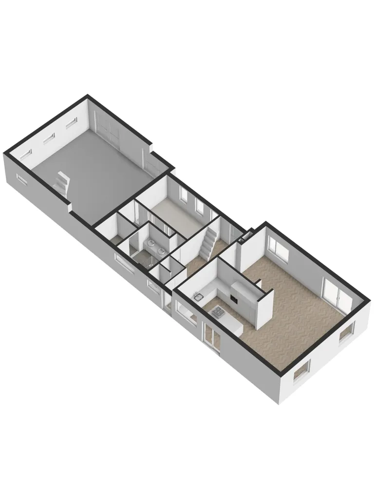 Planimetria - Spacious Detached House with Balcony in Nieuwdorp