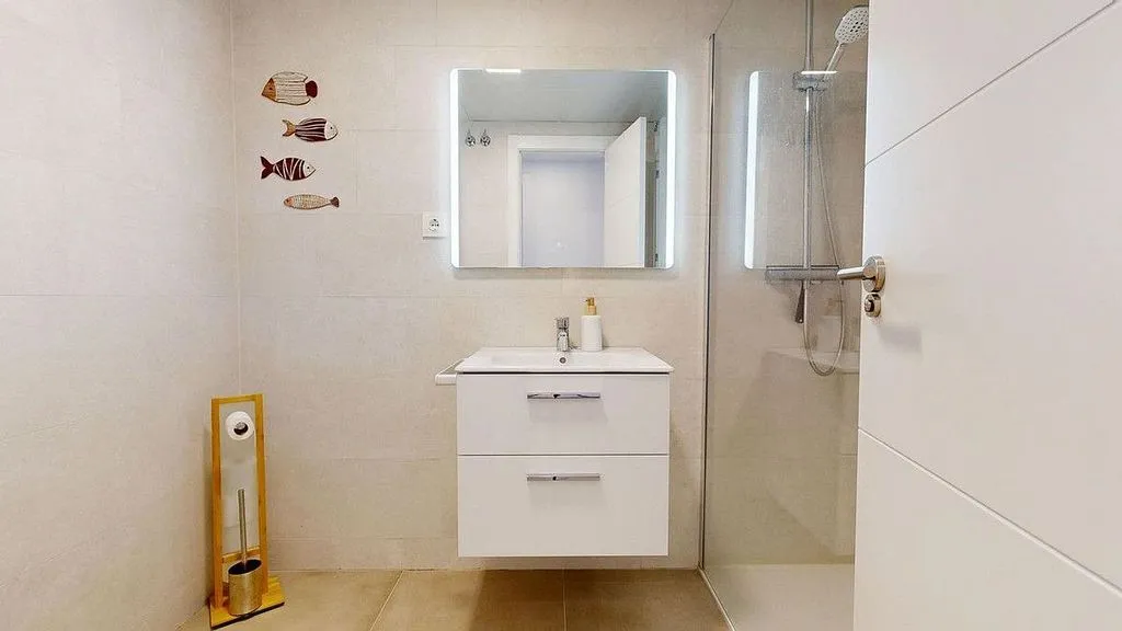 Salles de bain - Apartment with Pool and Terrace in Fuengirola