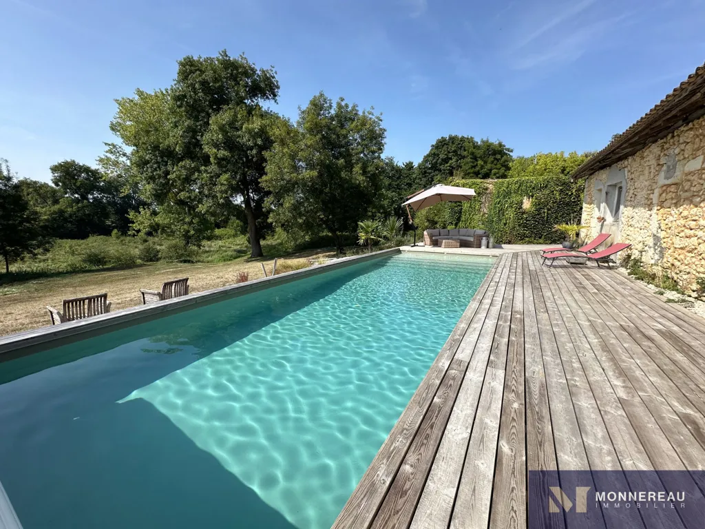 Bassein - Maison de Maître with Pool in Montguyon