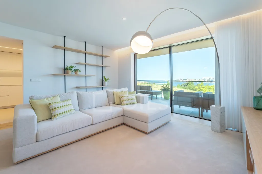 Séjour - T3 Apartment with River View in Vila Nova de Gaia