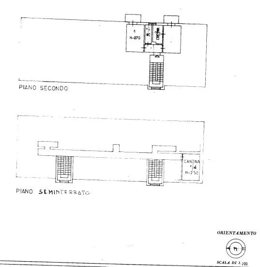 Plan - One-Bedroom Apartment with Balcony in Vigevano Centre