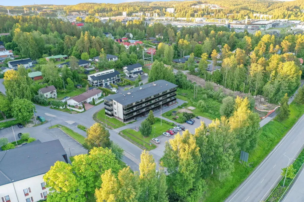 Vista aerea - Modern Apartment with Balcony in Jyväskylä