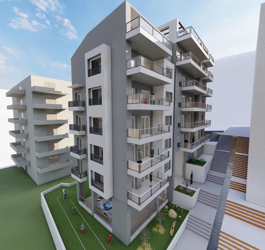 Under Construction Flat with Sea View in Kavala