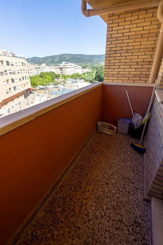 Balcon - Apartment with Balcony and Park View in Ibi