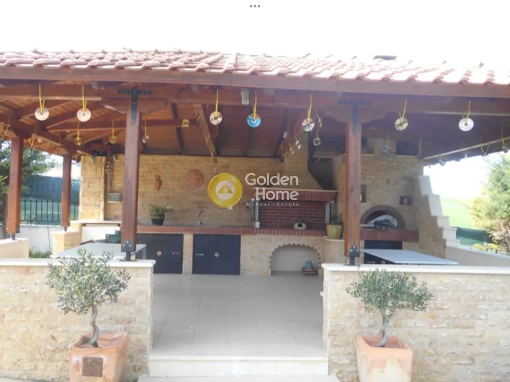 Terrasse - Three-Storey Villa with Sea View in Plagiaris