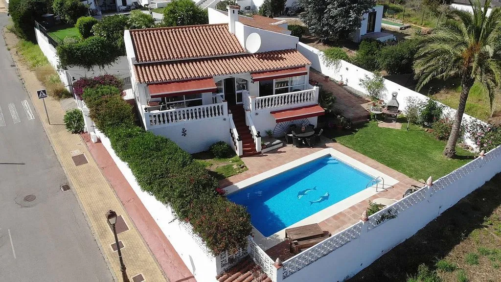Vue aérienne - Modern Villa with Pool in Torreguadiaro
