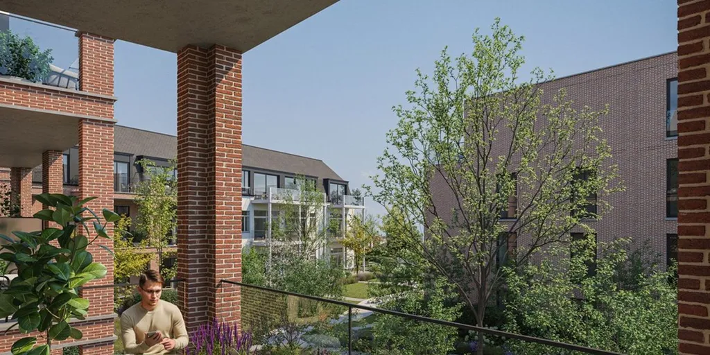 Balcon - Appartement Neuf avec 3 Chambres à Berlaar