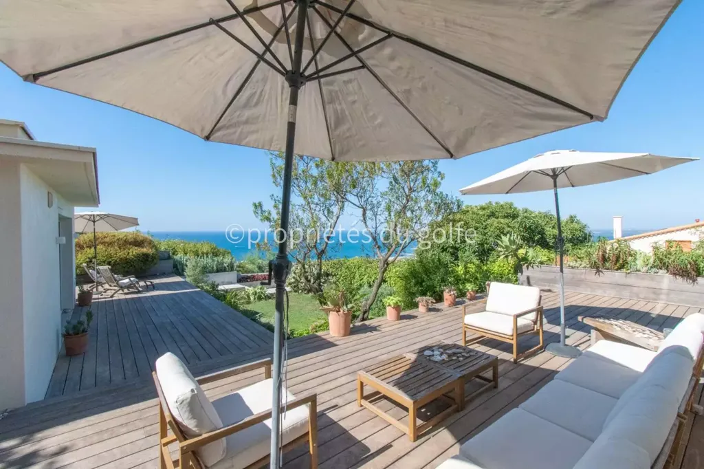 Terrace - Villa with Panoramic Sea View in Sète
