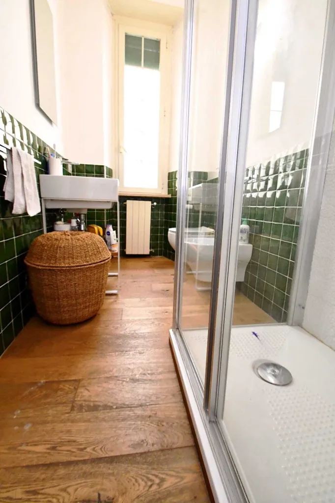 Salles de bain - Apartment with Balcony in Civitavecchia