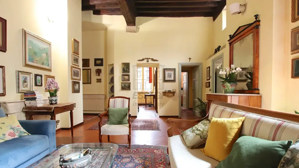 Séjour - Historic Apartment with Terrace in Lucca