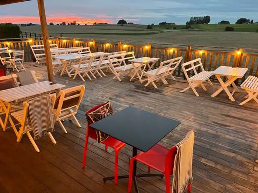 Terrasse - Historic Rectory with Equestrian Centre in Skåne
