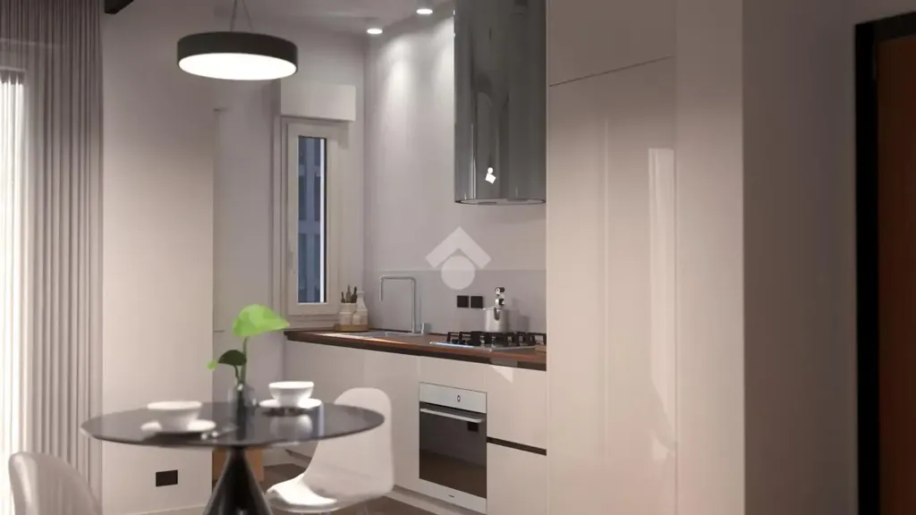 Cuisine - Modernised Studio Flat with Balcony in Palermo