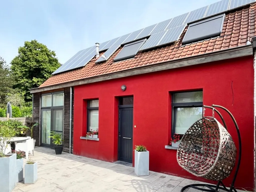 Extérieur - Maison avec Terrasses et Jardin à Zwijnaarde