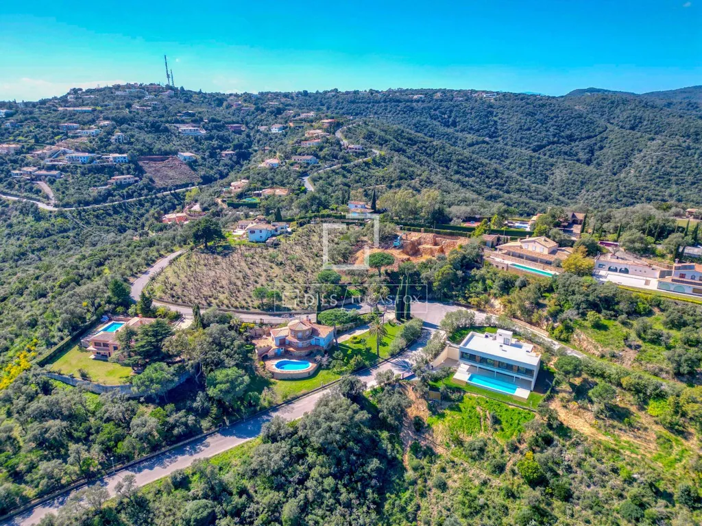 Vue aérienne - Newly Built Villa with Sea Views in Platja d'Aro