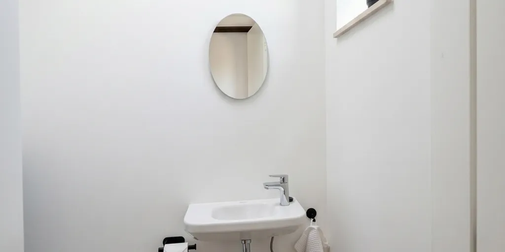 Salles de bain - Rijwoning Énergétique avec Vue sur les Champs à Evergem