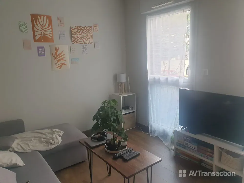 Séjour - Appartement T2 Investisseur avec Parking à Tours