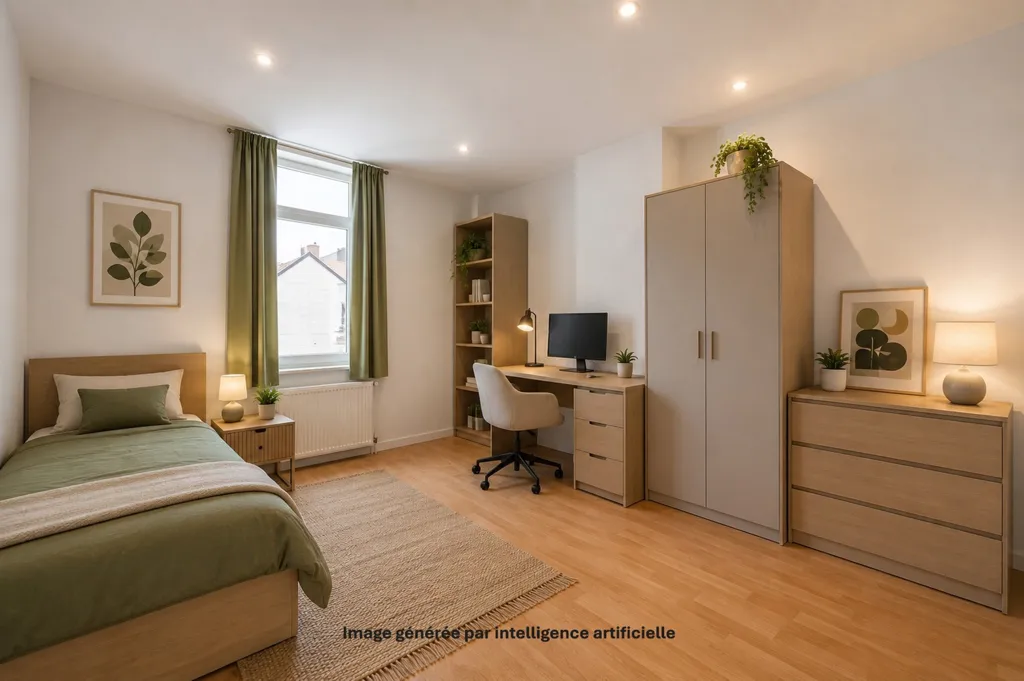 Chambres - Maison Familiale de 4 Chambres avec Jardin à Forest