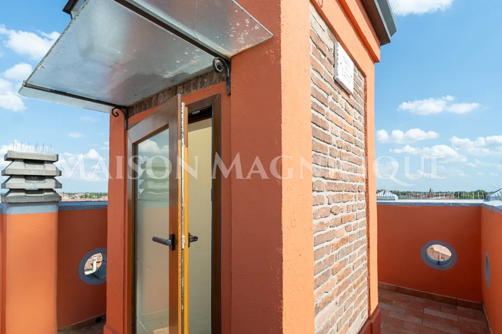 Terrasse - Historic Tower with Panoramic Terrace in Ferrara