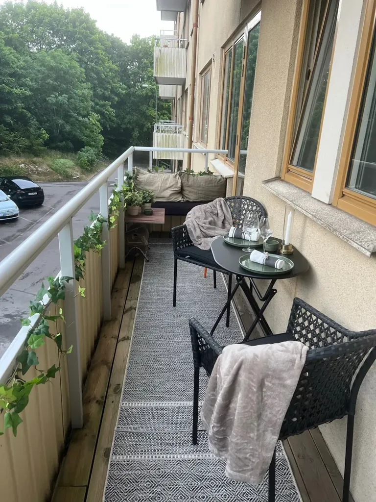 Balcon - Appartement 2 pièces à Göteborg