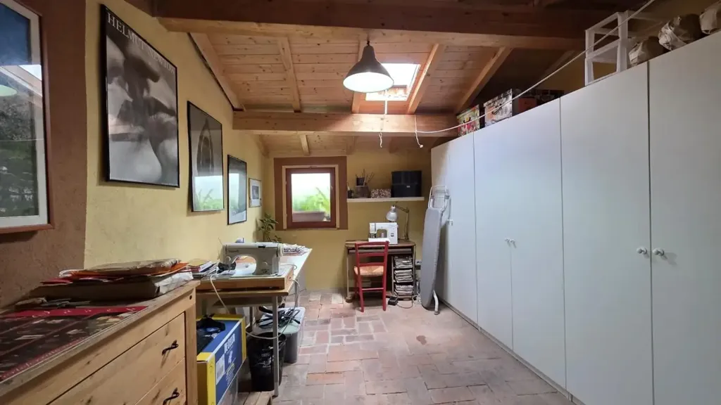 Pesuköök - Rustic Penthouse with Panoramic View in Crespina Lorenzana