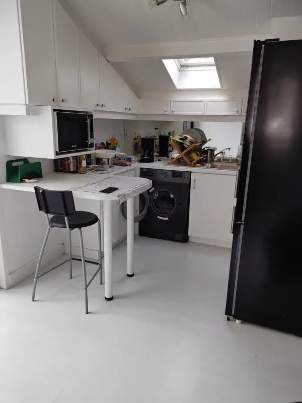 Köök - Duplex with Terrace in Les Herbiers Centre