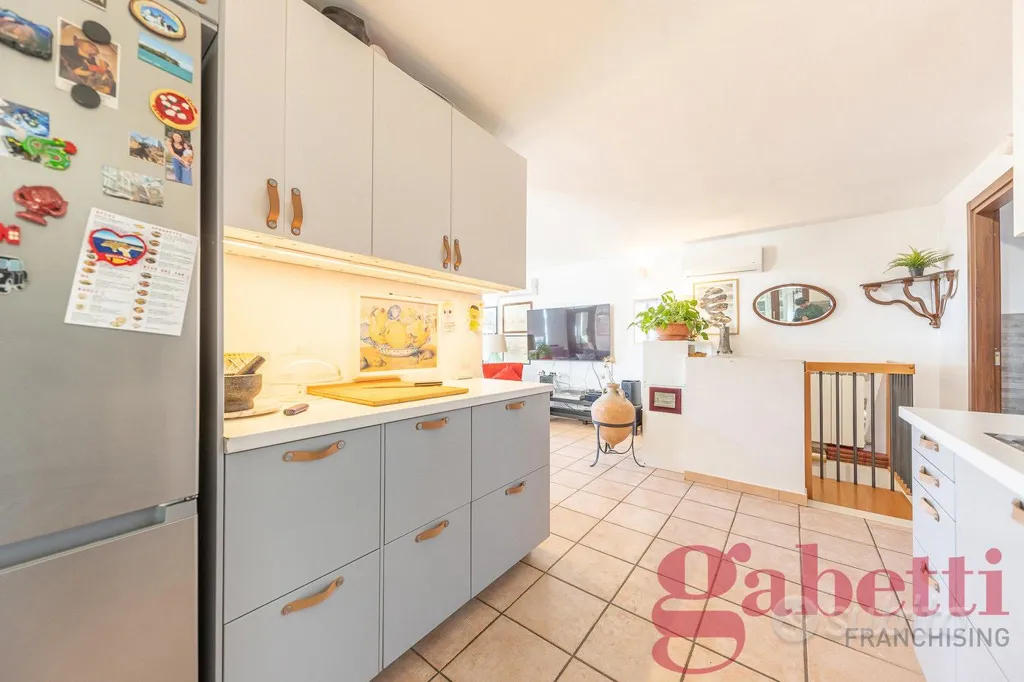Köök - Loft with Large Terrace in Torrevecchia, Rome