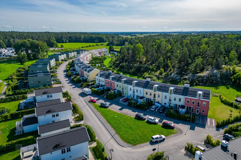 Vue aérienne - Modern Apartment with Terraces in Lindbacken