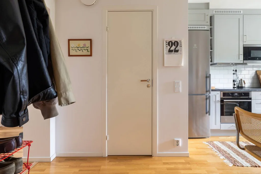 Séjour - Charming Two-Bedroom Apartment with Fireplace in Enskede