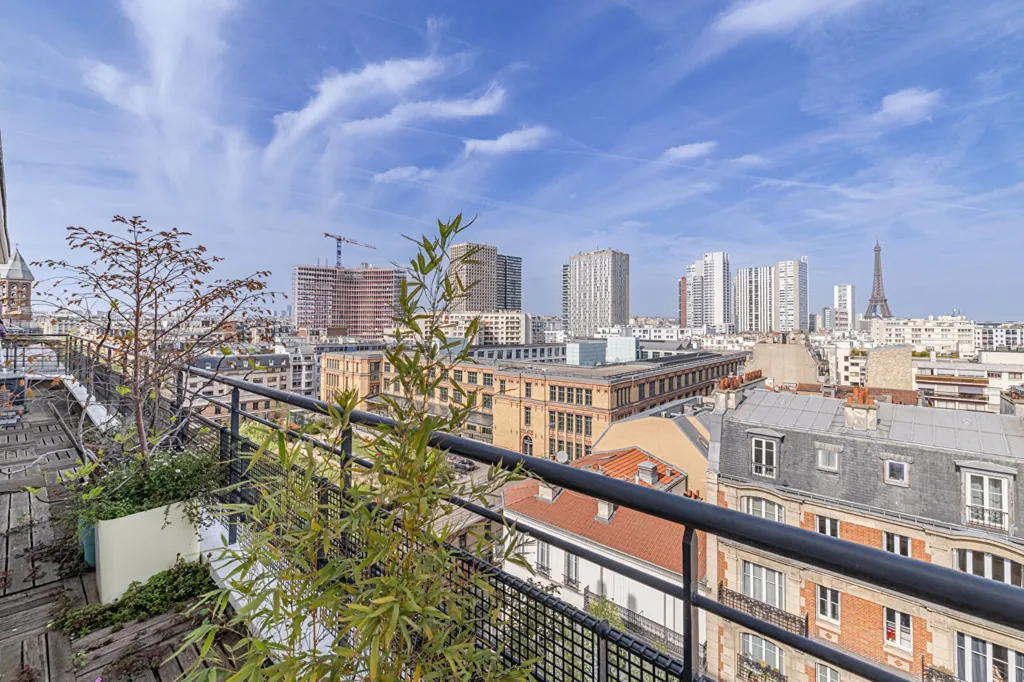 Rõdu - Duplex with Tour Eiffel View in Paris 15e