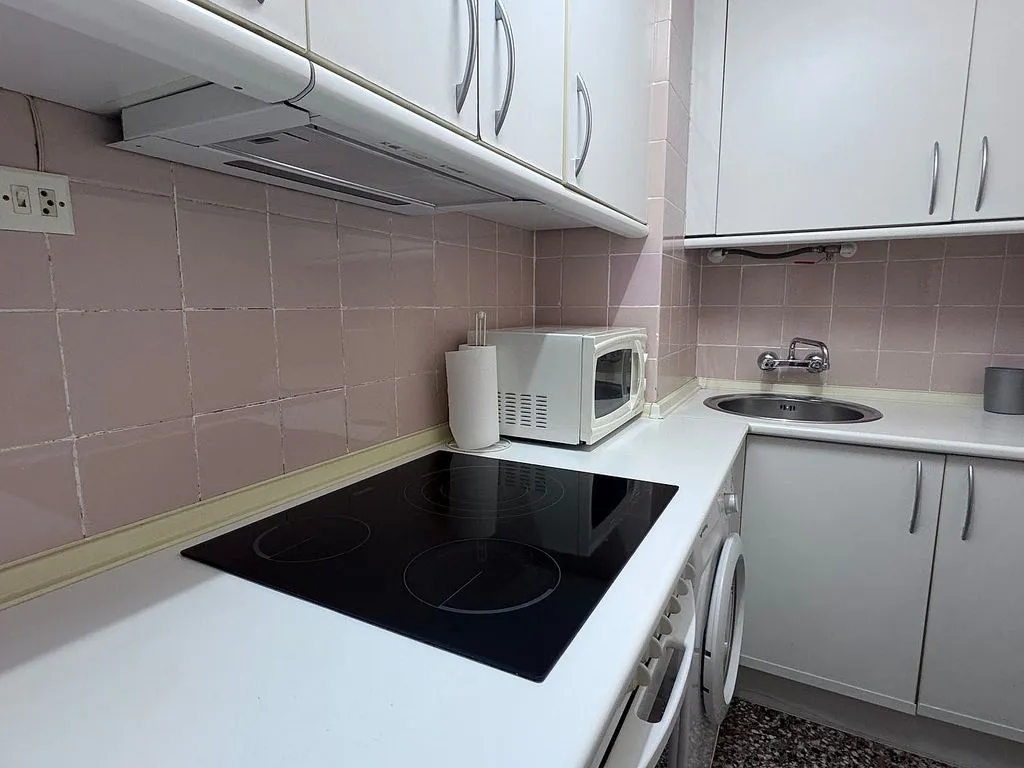 Cucina - 1-Bed Apartment with West View in Pamplona