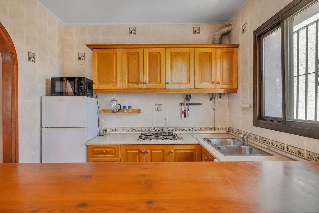 Köök - Apartment with Sea View and Pool in Benalmádena