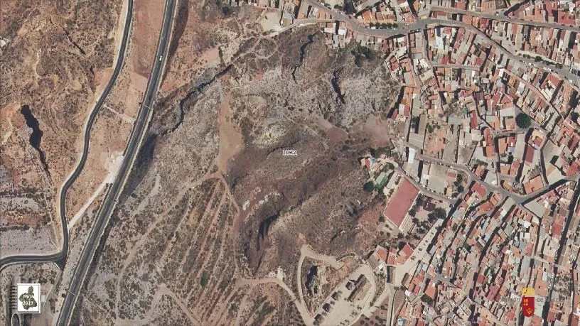 Vue aérienne - Rustic Finca with Development Potential in Lorca