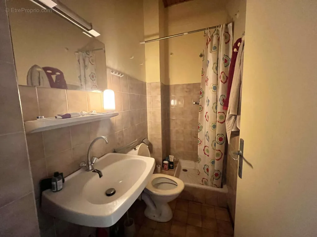Salles de bain - Studio en Centre-Ville à Amélie-les-Bains