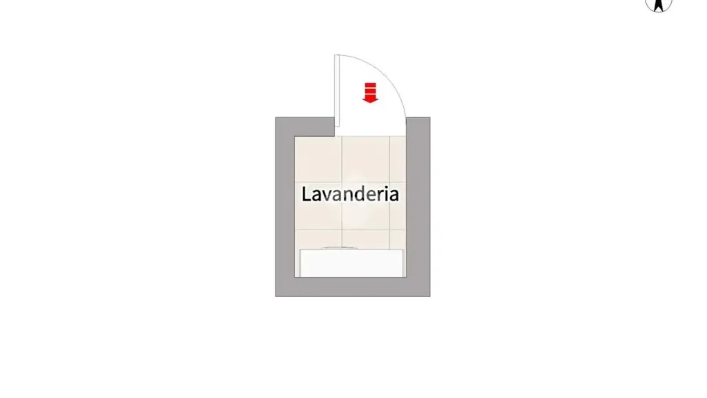 Plan - Contemporary Trilocale in Viterbo's Historic Centre