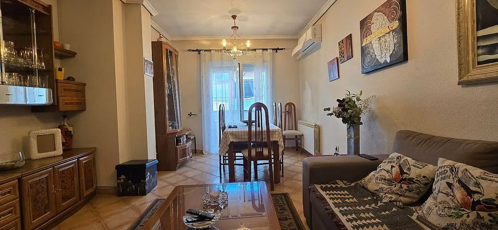 Living Room - Apartment with Pool and Terrace in Mijares