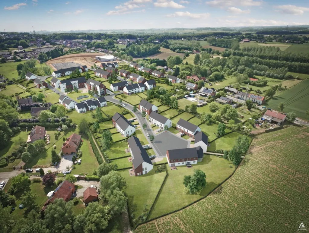 Õhuvaade - New-Build House with Garden in Virginal
