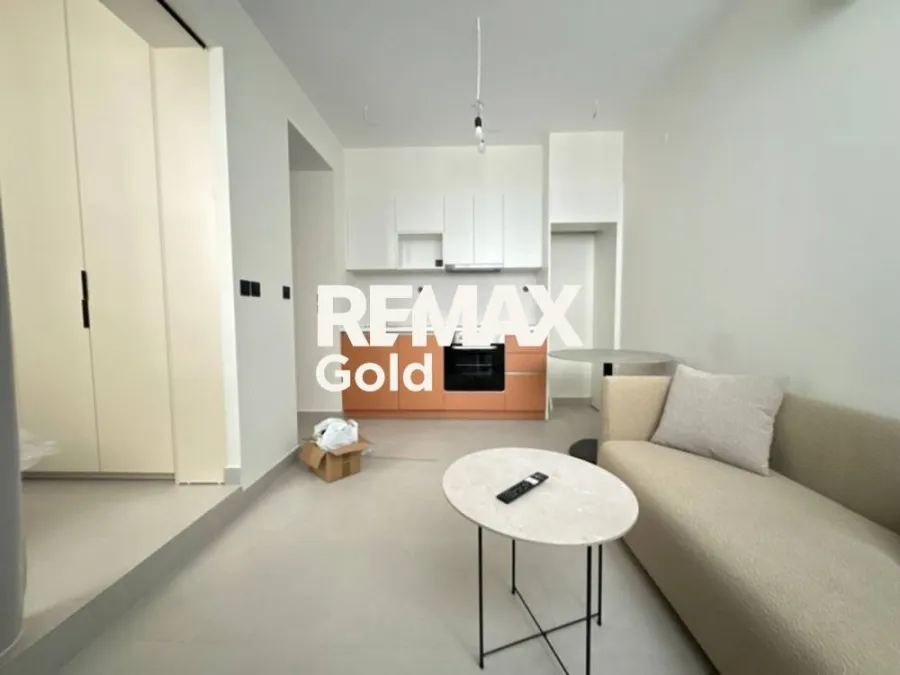 Living Room - Modern Studio with Security in Thessaloniki