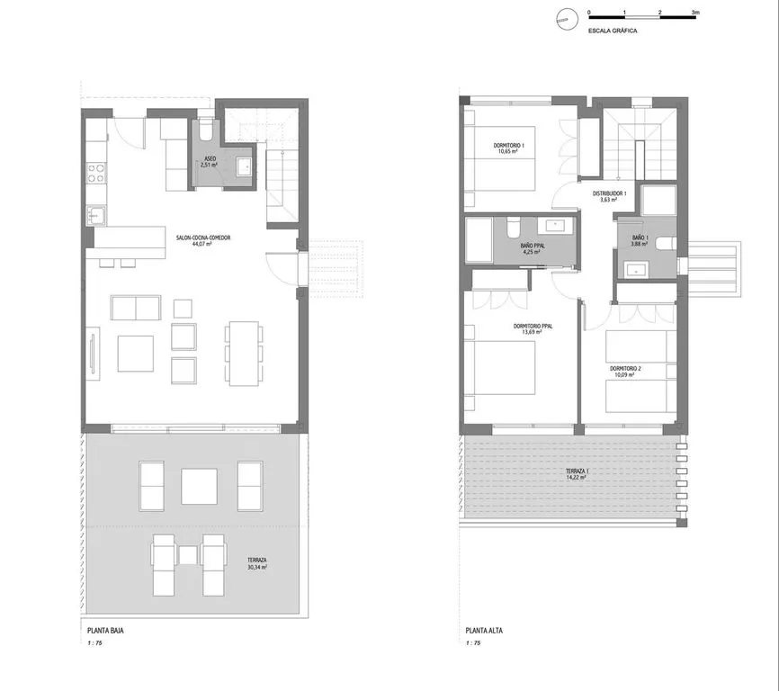 Plan - Semi-Detached Villa with Pool in Estepona